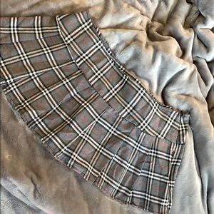 Naughty school girl plaid skirt NWT